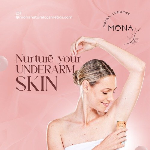 Natural aluminum-free deodorant for sensitive skin